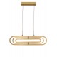 Triac Dimmable Gold Aluminium & Acrylic LED 56 Watt 230 Volt 4441Lm 3000K IP20 L: 64 W: 44 H1: 25.8 H2: 120 cm Adjustable Heigh
