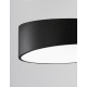 Sandy Black Aluminium Matt White Acrylic Diffuser LED 24 Watt 230 Volt 2280Lm 3000K IP20 D: 40 H: 12 cm 