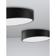 Sandy Black Aluminium Matt White Acrylic Diffuser LED 24 Watt 230 Volt 2280Lm 3000K IP20 D: 40 H: 12 cm 