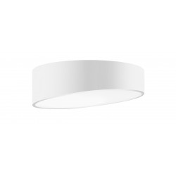 Sandy White Aluminium Matt White Acrylic Diffuser LED 24 Watt 230 Volt 2280Lm 3000K IP20 D: 40 H: 12 cm 