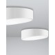 Sandy White Aluminium Matt White Acrylic Diffuser LED 24 Watt 230 Volt 2280Lm 3000K IP20 D: 40 H: 12 cm 