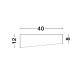 Sandy White Aluminium Matt White Acrylic Diffuser LED 24 Watt 230 Volt 2280Lm 3000K IP20 D: 40 H: 12 cm 