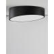 Sandy Black Aluminium Matt White Acrylic Diffuser LED 60 Watt 230 Volt 4280Lm 3000K IP20 D: 50 H: 12 cm 