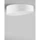 Sandy White Aluminium Matt White Acrylic Diffuser LED 60 Watt 230 Volt 4280Lm 3000K IP20 D: 50 H: 12 cm 