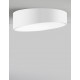 Sandy White Aluminium Matt White Acrylic Diffuser LED 60 Watt 230 Volt 4280Lm 3000K IP20 D: 50 H: 12 cm 