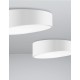 Sandy White Aluminium Matt White Acrylic Diffuser LED 60 Watt 230 Volt 4280Lm 3000K IP20 D: 50 H: 12 cm 