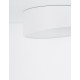 Sandy White Aluminium Matt White Acrylic Diffuser LED 60 Watt 230 Volt 4280Lm 3000K IP20 D: 50 H: 12 cm 