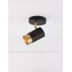 Sandy Black & Gold Aluminium LED GU10 1x10 Watt 220-240 Volt IP20 Bulb Excluded D: 5.4 H: 14 cm Rotating & Adjustable 