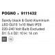 Sandy Black & Gold Aluminium LED GU10 1x10 Watt 220-240 Volt IP20 Bulb Excluded D: 5.4 H: 14 cm Rotating & Adjustable 