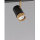 Sandy Black & Gold Aluminium LED GU10 3x10 Watt IP20 220-240 Volt Bulb Excluded L: 60 W: 6 H: 14 cm Rotating & Adjustable 