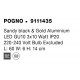 Sandy Black & Gold Aluminium LED GU10 3x10 Watt IP20 220-240 Volt Bulb Excluded L: 60 W: 6 H: 14 cm Rotating & Adjustable 