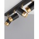 Sandy Black & Gold Aluminium LED GU10 4x10 Watt 220-240 Volt IP20 Bulb Excluded L: 80 W: 6 H: 14 cm Rotating & Adjustable 