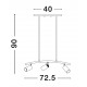 Black & Gold Aluminium LED GU10 3x10 Watt 230 Volt IP20 Bulb Excluded L: 72.5 H: 90 cm 
