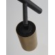 Black & Gold Aluminium LED GU10 4x10 Watt 230 Volt IP20 Bulb Excluded L: 96.5 H: 90 cm 