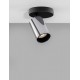 Black base & Chrome Aluminium LED GU10 1x10 Watt IP20 230 Volt Bulb Excluded 5.7 D: 5.7 H: 12.7 cm 