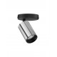Black base & Chrome Aluminium LED GU10 1x10 Watt IP20 230 Volt Bulb Excluded 5.7 D: 5.7 H: 12.7 cm 