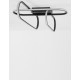 Triac Dimmable Matt Black Aluminium & Acrylic LED 41 Watt 230 Volt 3307Lm 3000K IP20 L: 66 W: 53 H: 20 cm 