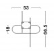 Triac Dimmable Matt Black Aluminium & Acrylic LED 41 Watt 230 Volt 3307Lm 3000K IP20 L: 66 W: 53 H: 20 cm 