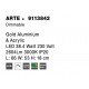 Triac Dimmable Gold Aluminium & Acrylic LED 41 Watt 230 Volt 3307Lm 3000K IP20 L: 66 W: 53 H: 20 cm 