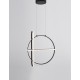 Triac Dimmable Matt Black Aluminium & Acrylic LED 53 Watt 230 Volt 4236Lm 3000K IP20 D: 52 W: 16 H1: 61 H2: 120 cm Adjustable He