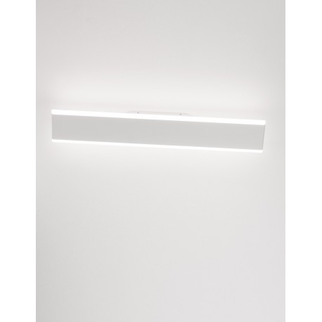 Sandy White Aluminium & Acrylic LED 2x12 Watt 230 Volt 1823Lm 3000K IP20 L: 50.3 W: 4.8 H: 8 cm 
