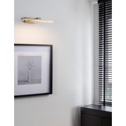 Antique Brass Metal & Acrylic LED 12 Watt 230 Volt 801Lm 3000K IP20 L: 37.6 W: 20.5 H: 5.5 cm 180o 