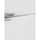Nickel Metal & Acrylic LED 12 Watt 230 Volt 801Lm 3000K IP20 L: 37.6 W: 20.5 H: 5.5 cm 180o 