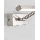 Nickel Metal & Acrylic LED 12 Watt 230 Volt 801Lm 3000K IP20 L: 37.6 W: 20.5 H: 5.5 cm 180o 