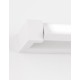 Sandy White Aluminium & Acrylic LED 12 Watt 230 Volt 901Lm 3000K IP20 L: 40 W: 9 H: 4.2 cm Rotating 