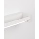 Sandy White Aluminium & Acrylic LED 20 Watt 230 Volt 1811Lm 3000K IP20 L: 70 W: 9 H: 4.2 cm Rotating 
