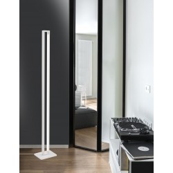Sandy White Aluminium & Acrylic LED 27 Watt 230 Volt 1820Lm 3000K IP20 L: 24 W: 19 H: 161 cm Rotating 