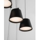 Sandy Black Aluminium & Acrylic Adjustable Switch On/Off LED 36 Watt 230 Volt 2180Lm 3000K IP20 AMADEO D 1: 15 D 2: 9 H: 400 cm 