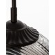 Smoky Gray Glass Matt Black Metal LED E27 1x12 Watt 230 Volt IP20 Bulb Excluded D: 22.5 H1: 55.4 H2: 120 cm Adjustable height 