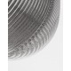 Smoky Gray Glass Matt Black Metal LED E27 1x12 Watt 230 Volt IP20 Bulb Excluded D: 22.5 H1: 55.4 H2: 120 cm Adjustable height 