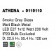 Smoky Gray Glass Matt Black Metal LED E27 1x12 Watt 230 Volt IP20 Bulb Excluded D: 22.5 H1: 55.4 H2: 120 cm Adjustable height 