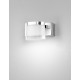 Chrome Aluminium & Acrylic LED 5 Watt 230 Volt 513Lm 3000K IP44 L: 12 W: 9.8 H: 7.5 cm 