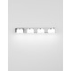 Chrome Aluminium & Acrylic LED 20 Watt 230 Volt 2052Lm 3000K IP44 L: 51 W: 9.8 H: 7.5 cm 