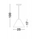 Dark Walnut Wood Color Dark Brown Fabric Cable Solid Wood Canopy LED E27 1x12 Watt 230 Volt IP20 Bulb Excluded D: 25 H1: 17 H2