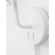 White Aluminium White Fabric Shade Switch On/Off LED E27 1x12 Watt LED 1x3 Watt 190Lm 230 Volt 3500K Bulb Excluded IP20 D: 