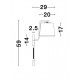 White Aluminium White Fabric Shade Switch On/Off LED E27 1x12 Watt LED 1x3 Watt 190Lm 230 Volt 3500K Bulb Excluded IP20 D: 