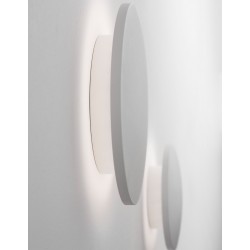 Sandy White Metal & Aluminium Acrylic LED 6 Watt 230 Volt 487Lm 3000K IP20 D: 13.5 W: 4 cm 