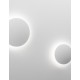 Sandy White Metal & Aluminium Acrylic LED 12 Watt 230 Volt 974Lm 3000K IP20 D: 18 W: 4 cm 