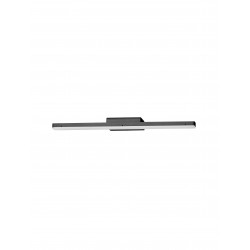 Dark Grey Aluminium & Acrylic LED 12 Watt 100-240 Volt 1802Lm 3000K IP44 L: 45 W: 9.5 H: 3 cm 