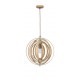 Natural Wood Brown Fabric Cable LED E27 1x12 Watt 230 Volt IP20 Bulb Excluded D: 43 H: 130 cm Adjustable Height Adjustable 