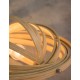 Natural Wood Brown Fabric Cable LED E27 1x12 Watt 230 Volt IP20 Bulb Excluded D: 43 H: 130 cm Adjustable Height Adjustable 