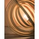 Natural Wood Brown Fabric Cable LED E27 1x12 Watt 230 Volt IP20 Bulb Excluded D: 43 H: 130 cm Adjustable Height Adjustable 
