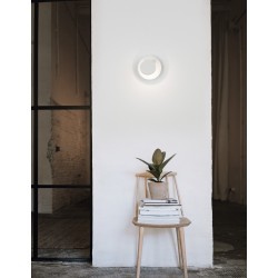Sandy White Metal & Aluminium Acrylic LED 5 Watt 230 Volt 469Lm 3000K IP20 D: 12 W: 8 H: 12 cm Adjustable 