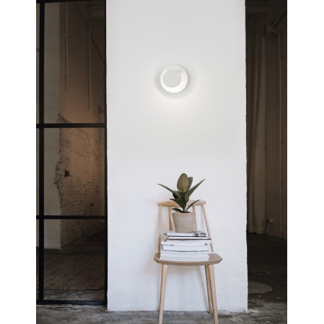 Sandy White Metal & Aluminium Acrylic LED 5 Watt 230 Volt 469Lm 3000K IP20 D: 12 W: 8 H: 12 cm Adjustable 
