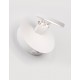 Sandy White Metal & Aluminium Acrylic LED 5 Watt 230 Volt 469Lm 3000K IP20 D: 12 W: 8 H: 12 cm Adjustable 