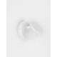 Sandy White Metal & Aluminium Acrylic LED 5 Watt 230 Volt 469Lm 3000K IP20 D: 12 W: 8 H: 12 cm Adjustable 